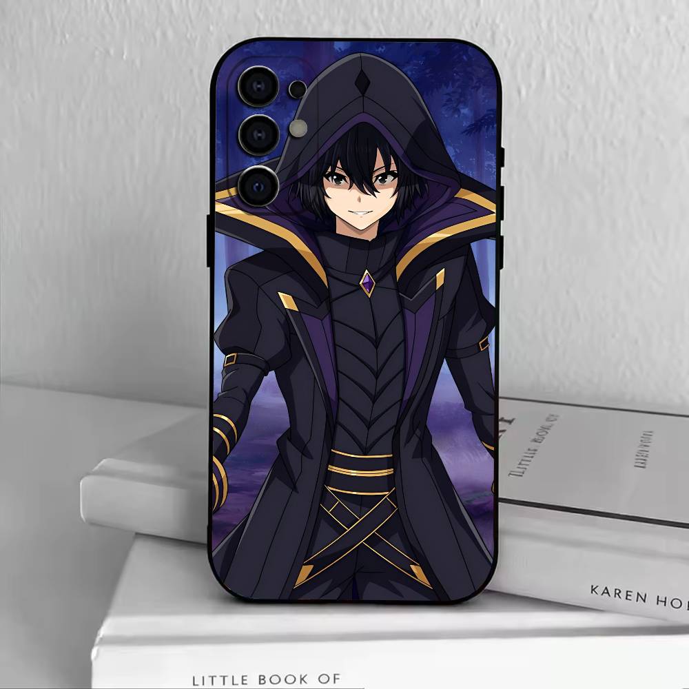 E- Eminence In Shadow Anime Phone Case Black Silicone Soft For Samsung S25,S24,S21,S22,S23,S30,Ultra,S20,Plus,Fe,Lite