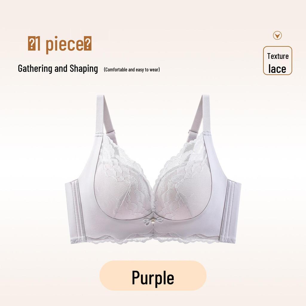 Breathable Invisible Underwire Bra for Small Busts - Anti-Sagging with Adjustable Fit