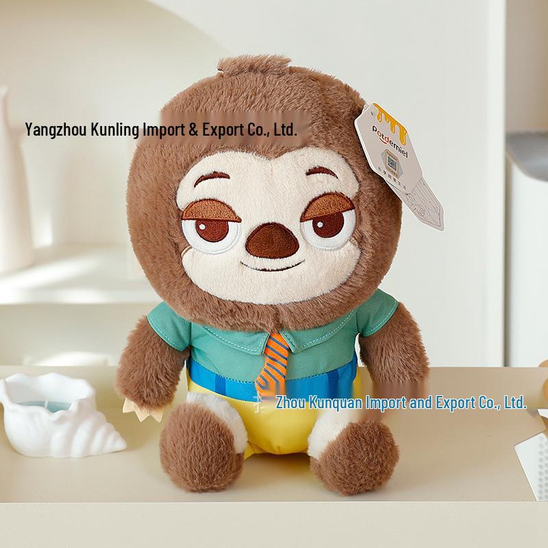 Плюшевый брелок Дисней Зверополис: Игрушечные куклы-украшения Джуди, Ник и Клаухаузер In Stock