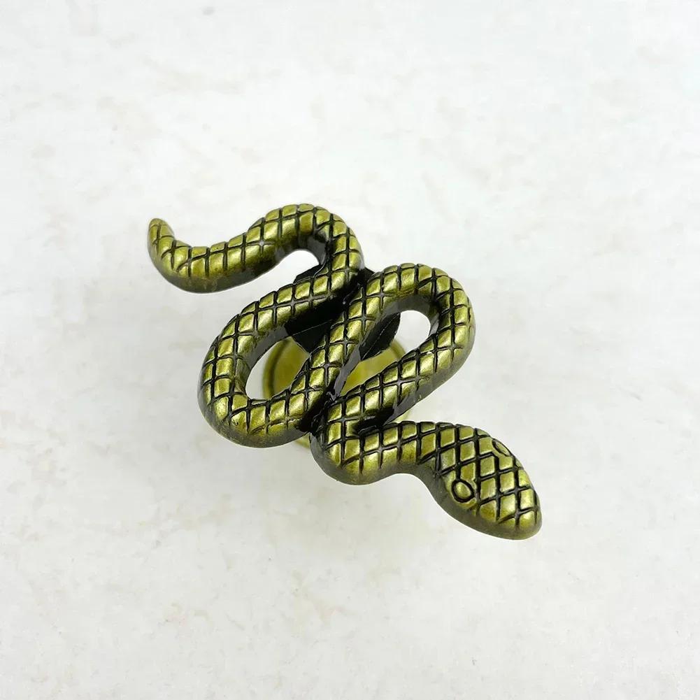 Детская Комната Ручка Змеевидная Форма Ручки Универсальное Использование Винтажная Отделка Ежедневное Использование Долговечность Простой Процесс Установки