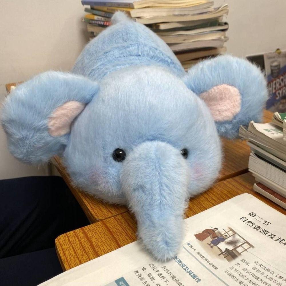 Double-Sided Flip Rabbit Elephant Toy PP Cotton Cartoon Rabbit Stuffed Doll Children Girls Boys