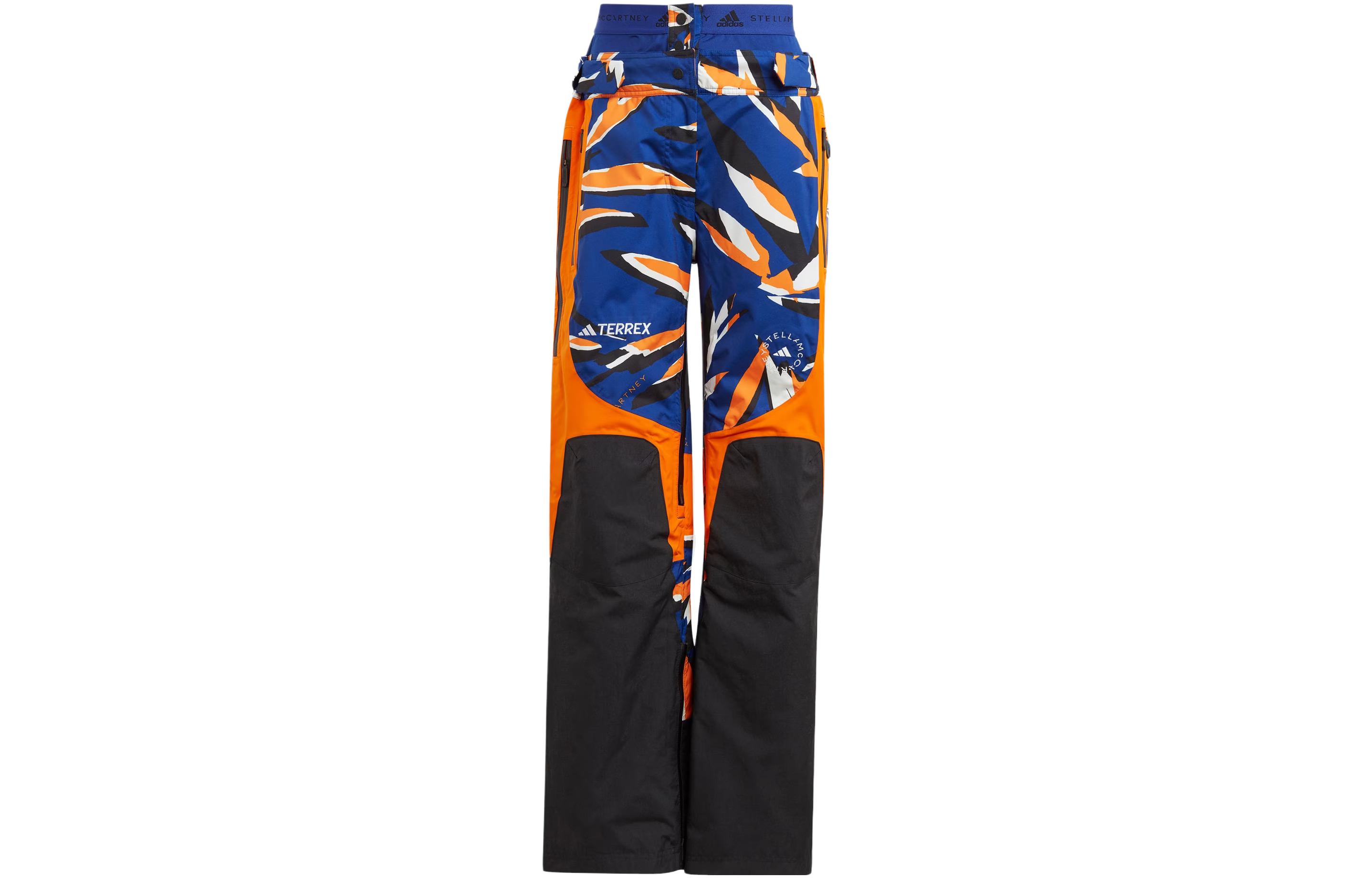 

Adidas abstract-print panelled track pants HY4505 L