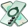 Magnetic Case for Samsung Galaxy S25+ Plus, for MagSafe, Green