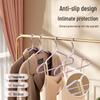 Adult Dormitory Clothes Drying Rack: Enlarged, Thickened, Traceless Hangers for Students.