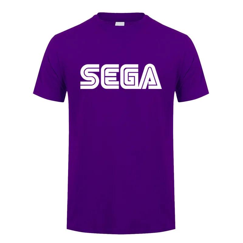 Sega T Shirts Casual Cotton Short Sleeve Summer Sega Logo Tshirt Man Tops Tees LH-286