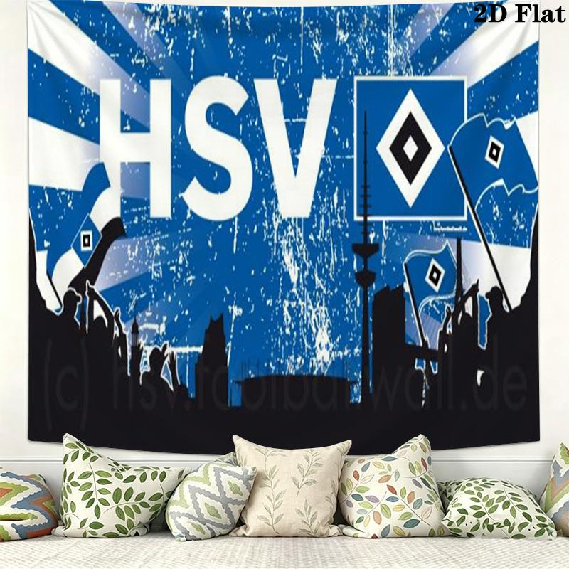 Hsv bilder Wall Tapestry Aesthetic Wall Hanging Printed Fabric Blanket Decorative Tapestries for Bedroom Living Room Home Decor
