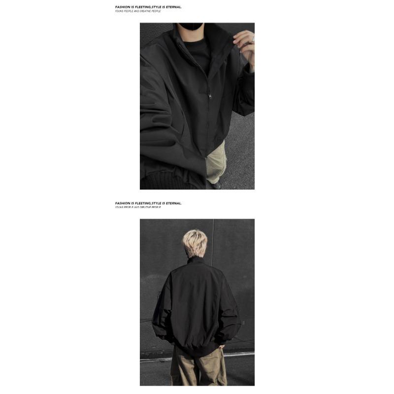 Giacca Bomber da Uomo Vestibilità Larga Corta Streetwear