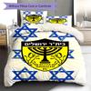 Beitar Jerusalem Pattern Bedding,Quilt Set Quilt Cover Pillowcase Home Birthday Gift(1 * Duvet Cover + 2 * Pillowcase, Without Core)