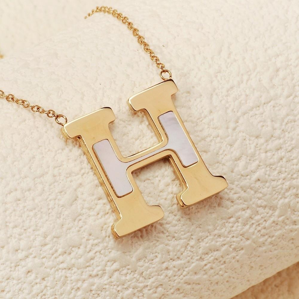 English Letter English Letter Necklace Combination Name Couple Clavicle Chain  Unisex