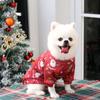 Zhongda Dog, Cat, Teddy, Bichon Frise, Dog Fighting Clothes, Fleece Christmas Printed Cat Hoodie, Winter Pet Supplies