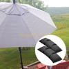 KX4B 2PCS Weatherproof Umbrella Base Weights Fillable with Sand Stone for Stability