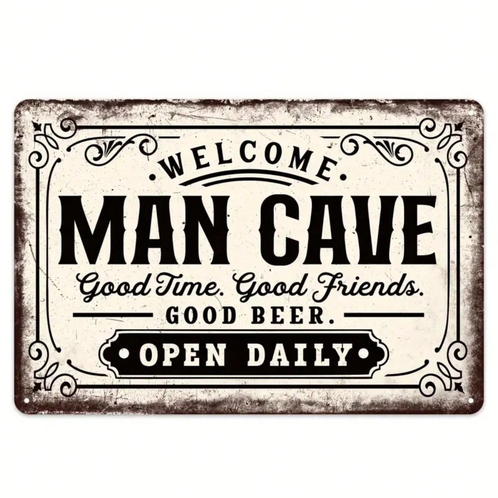 Decorative Metal Wall Sign 20x30cm