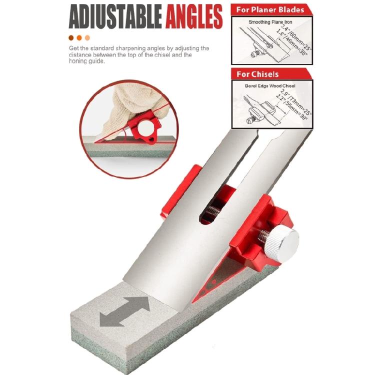 Manual Woodworking Perforator Tool Sharpening Jig Wood Chisel Fixing Bracket