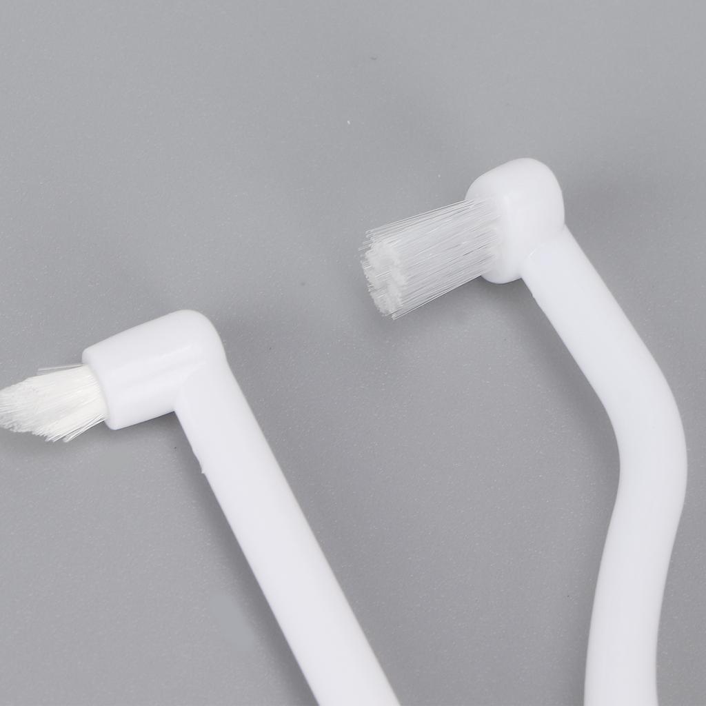 Getuftete Zahnbürste Kieferorthopädische Zahnspangenreinigung Fleckenentfernung Interdentalbürste für Mundpflege Weiß