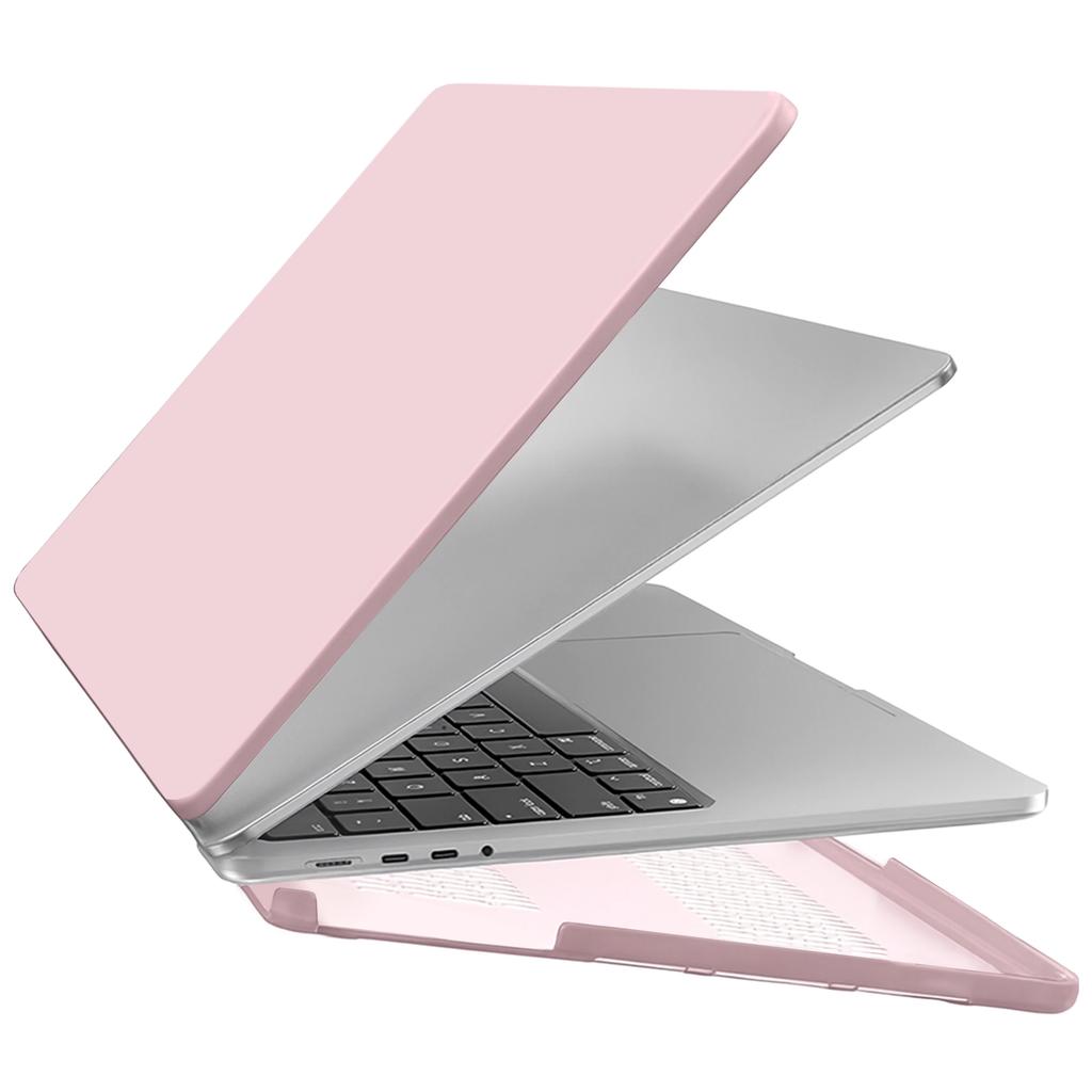 Case For Apple Macbook Pro 16 2021-2025 (M1/M2/M3/M4) - Flexible, Matte Protective Case, Lightweight and Resistant - Alogy Airguard™ Pink