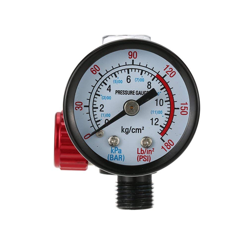WINGONEER AFR2000 Air Pressure Regulator Separator Trap Filter Fitting Airbrush Compressor MPA Pressure Gauge Combination