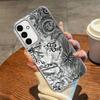 Phone Case for Samsung Galaxy A26 A55 A21s A23 A33 A34 A35 A36 A13 A14 A24 A51 A52 A15 A16 Soft Shell Line Moon Pattern