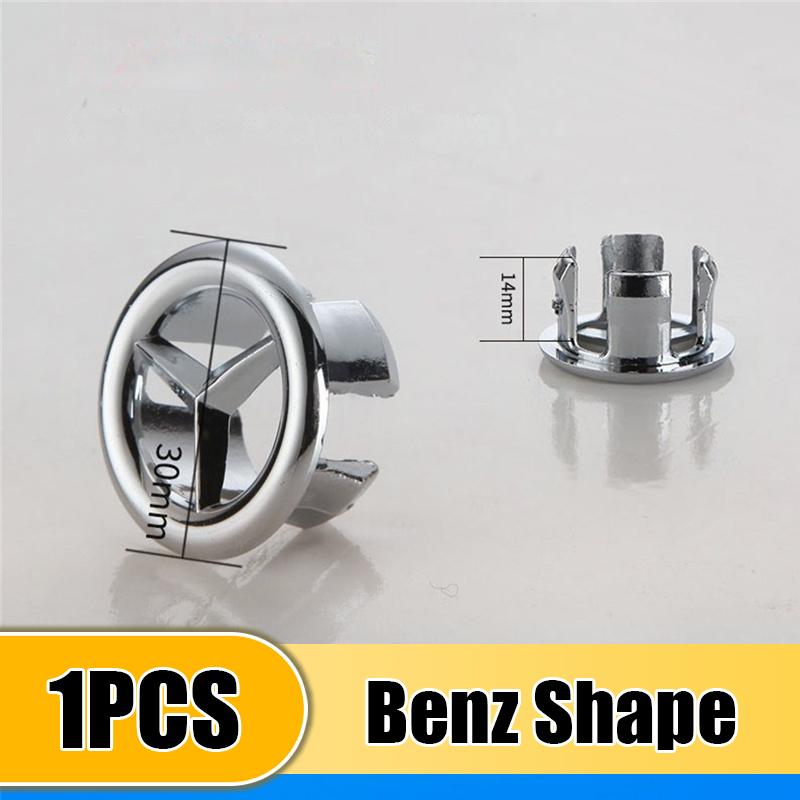 1/4Pcs Sink Hole Overflow Cover Basin Trim Bath Sink Holes Drain Cap Replacement Bathroom Wash Basin Hollow Overflow Rings Plug
