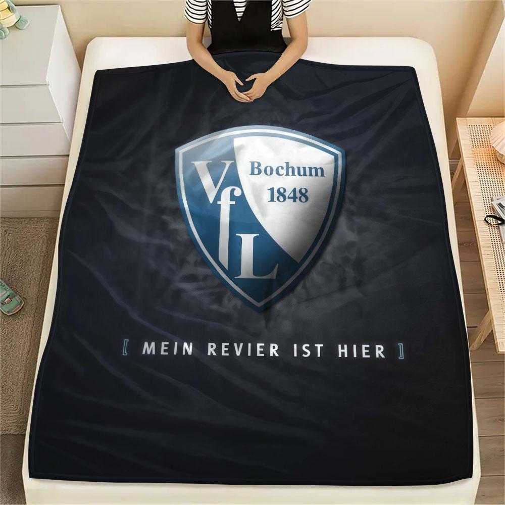 Coperta logo VfL Bochum, Alta qualità, Confortevole per Tutte le Stagioni, Arredamento per la Casa, Calore e Comfort