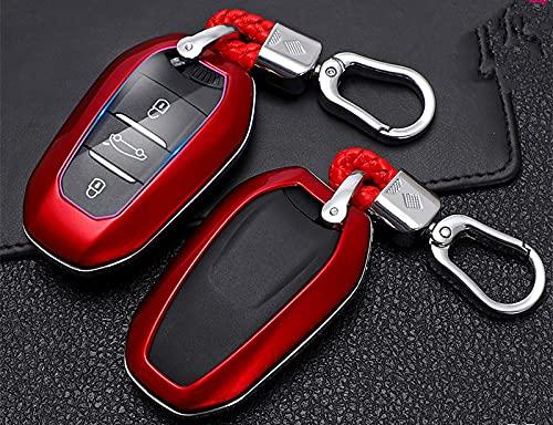 [CDC] Peugeot Universal Key Chain Key Chain Key Holder Key Case Key Bag (Red, )