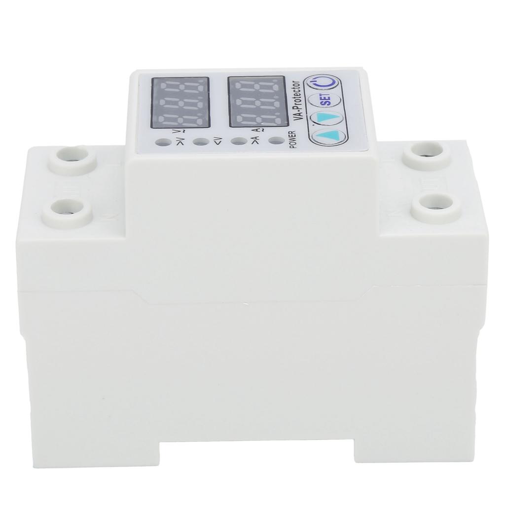 VA‑63A Overvoltage Undervoltage Protector LED  Display Self‑Reset Current Protector AC 220V