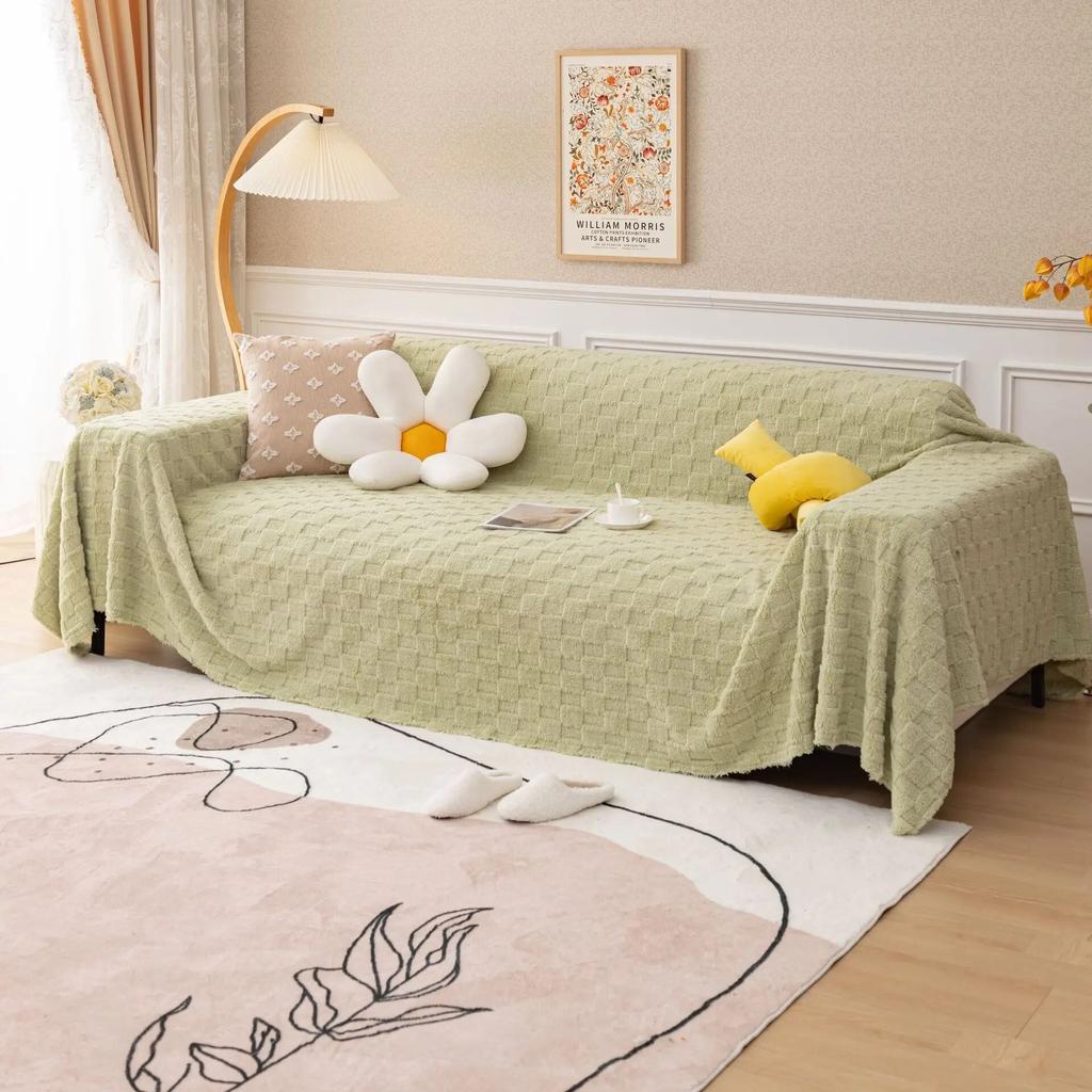 Culoare Solidă Jacquard Catifea Secțională Husă de Sofa Iarnă Super Moale Pluș Husă de Sofa Gros Non-alunecare Huse de Canapea pentru Camera de Zi