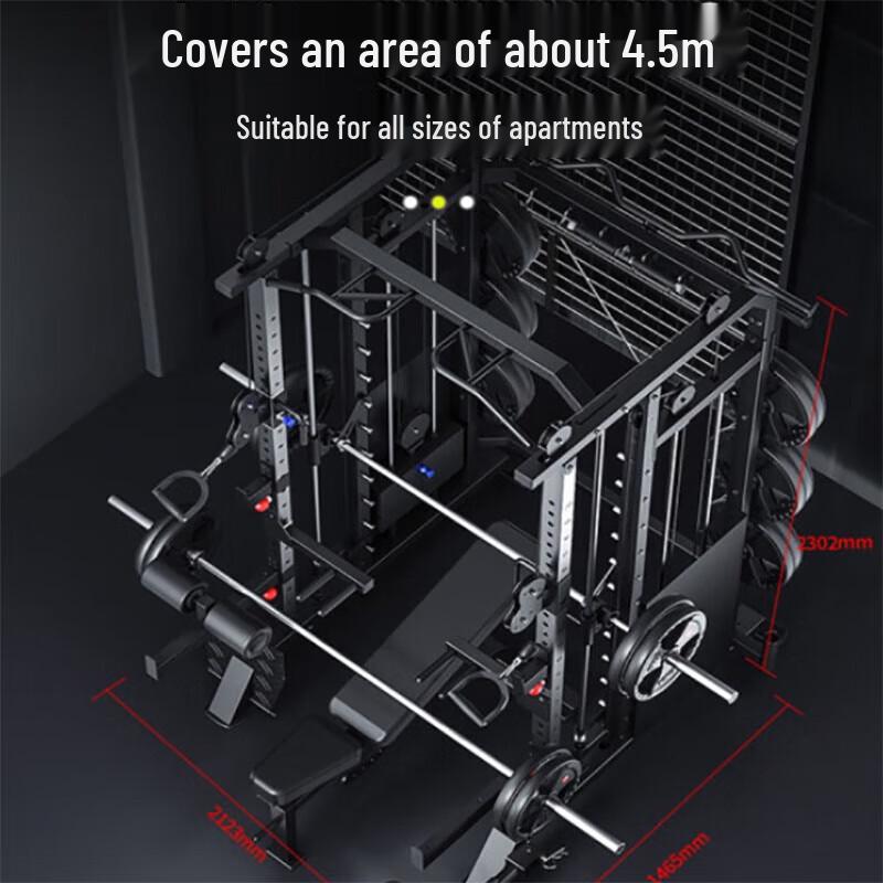 Bingyu All-in-One Home Gym Smith Machine