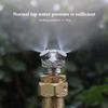 0.1-0.8mm 3-hole Fine Atomizer Misting Nozzle w/ 1/2" 20mm Brass Joint Garden Irrigation Cooling Watering Humidification Sprayer