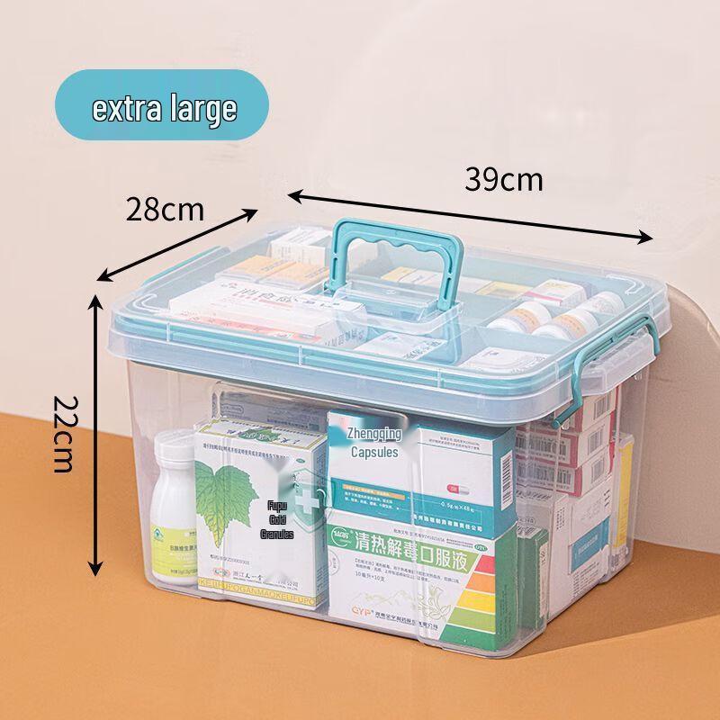 Datuanyuan Extra Large Double-Layer Medicine Box