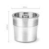 Icafilas Stainless Steel Reusable Illy Coffee Filter Tamper Set Refillable Capsules Pod Tamper For Illy X9 X8 X7.1 Y5 Y3 Y1.1