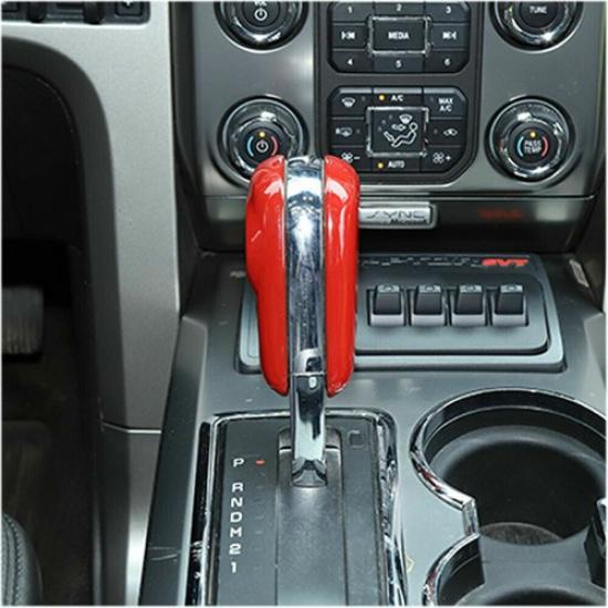 Red Car Gear Shift Knob Cover Interior Trim Accessories for Ford F150 2009-2014
