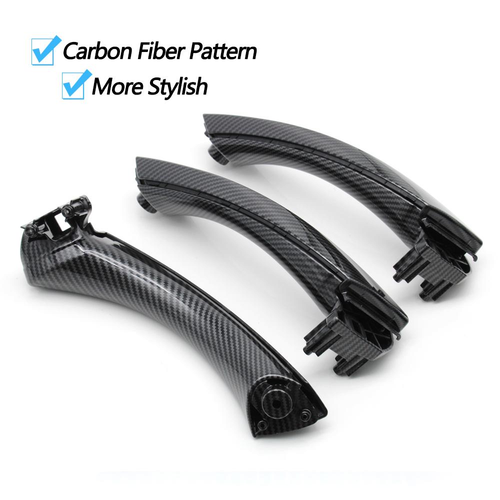 Left Right Interior Door Inside Handle with Handle Cover Trim Replacement For BMW 3 Series E90 E91 E92 316i 318i 320i 325i 328i