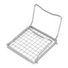 Camp Grill Grate with Foldable Legs 304 Stainless Steel Portable Grid Ultralight Campfire Stand for Hiking Picnic