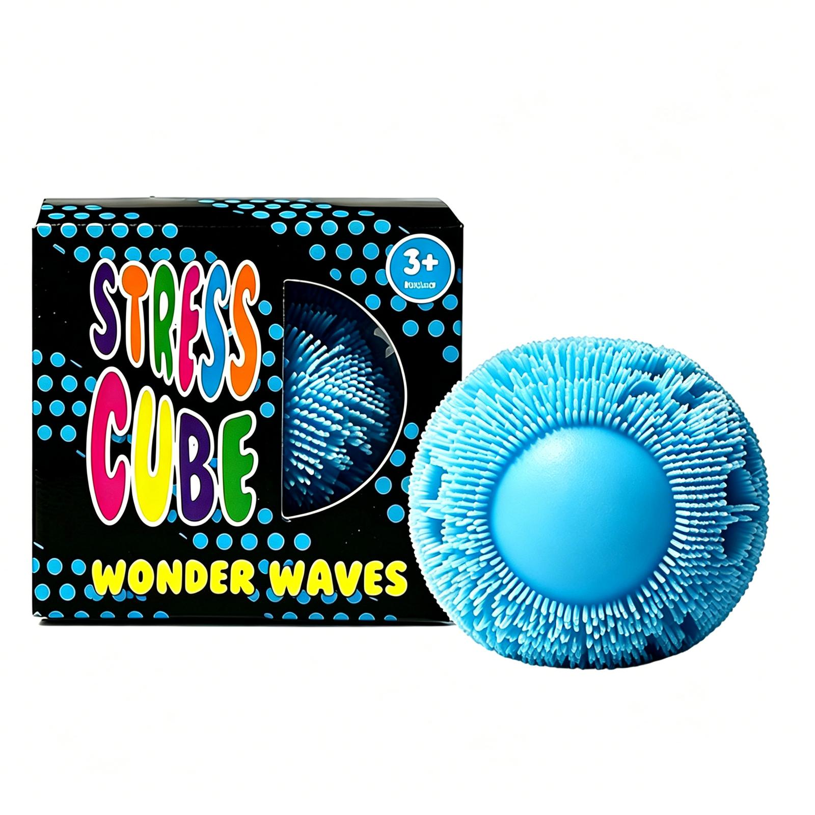 

Stress Relief Sensory Toy Soft Silicone Squeeze Ball with Flexible Tentacles for Hand Exercise and Anxiety Reduction Suitable for Kids and Adults One Size синий