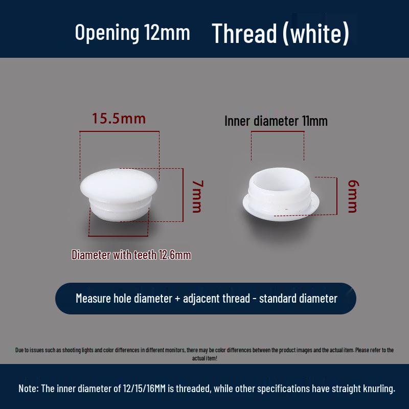 Universeller Runder Dekoplastikstopfen für Möbelscharniere und Schraubenlöcher