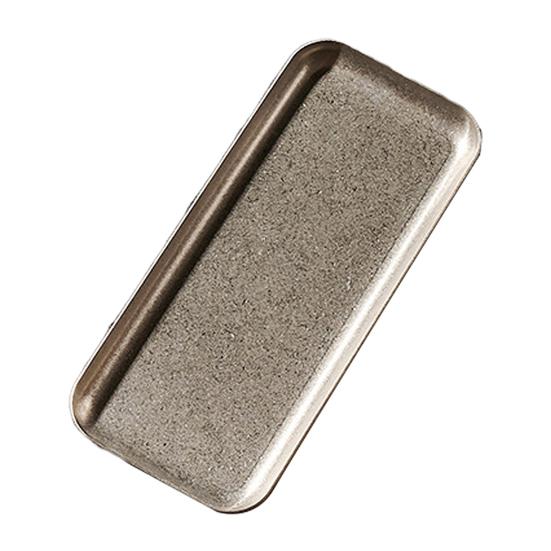 Vintage čtvercový talíř na jídlo Nerezová servírovací mísa na steaky, dezerty, dorty Podnos do myčky nádobí Stolní nádobí pro domácí použití a restaurace