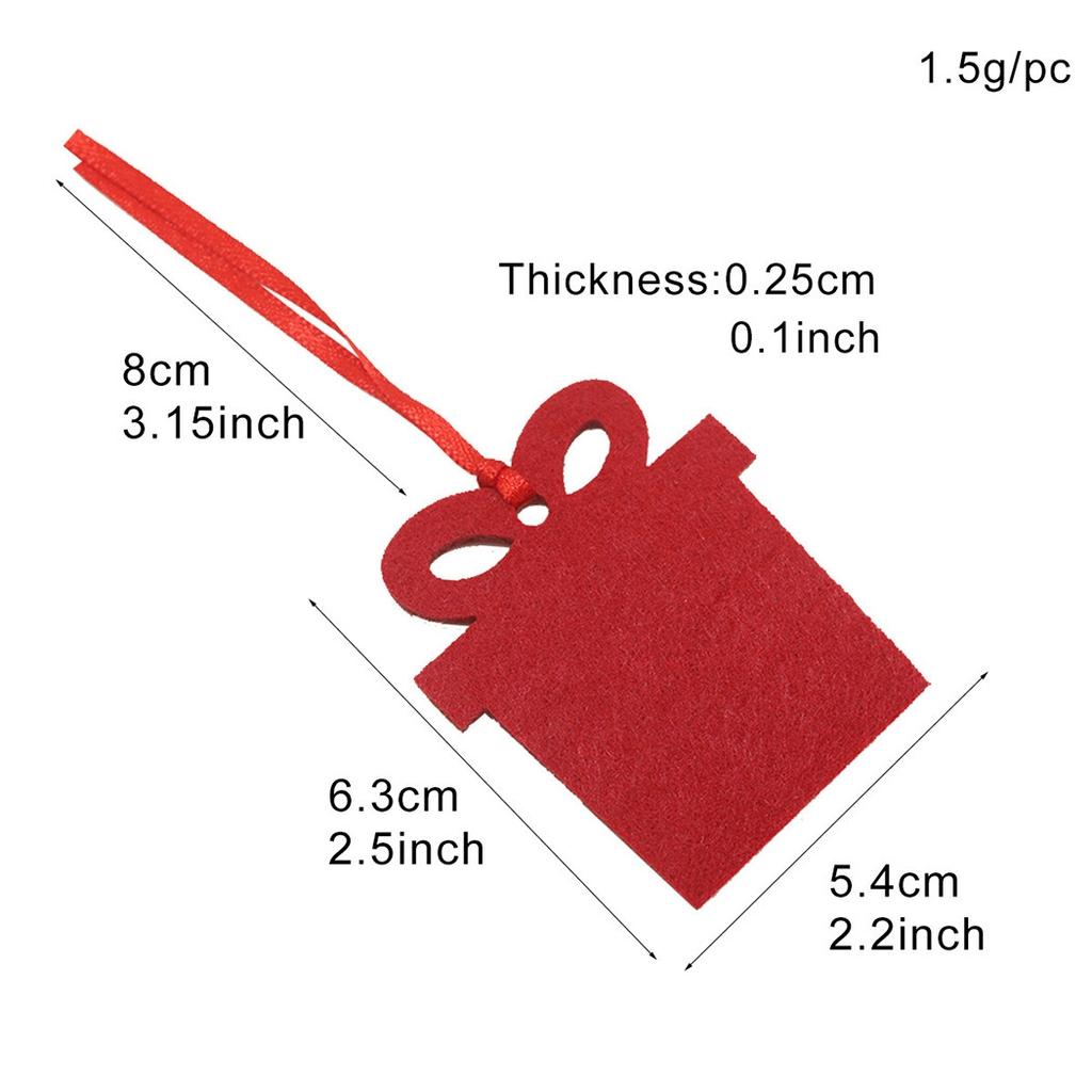 Premium Filz Weihnachtsbaum Anhänger Ornamente Weihnachten Hängende Dekorationen