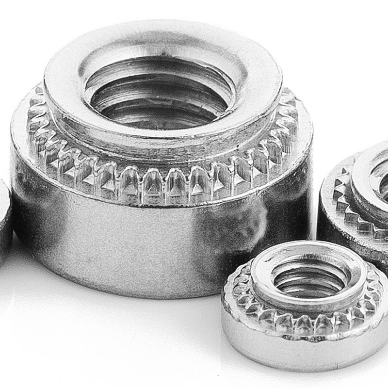 Stainless Steel/Carbon Steel Pressure Rivet Nuts (M3/M4/M5/M8) with Zinc-Plated Finish