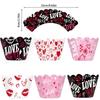 Pack of 6 Oil Resistant Cupcake Liners Food Grade Paper Cups for Baking Cupcakes Muffins and Snacks