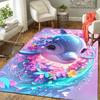 1pc Cute Dolphin Print, Design Indoor Area Rug - Soft, Anti-Slip, and Durable Gaming Room Decor for Bedroom