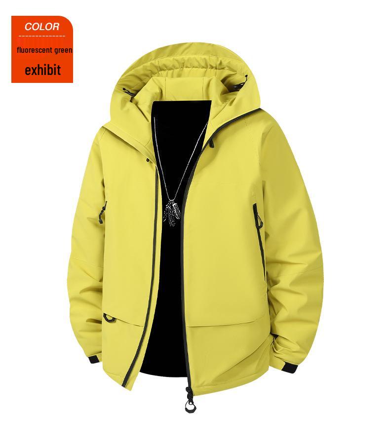 Wasserdichte Graphen-Kapuzen-Skijacke für Herren - Winterkollektion 2025