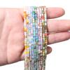 2.5mm Square Faceted Crystal Beads Multicolor Cube Glass Loose Beads For Jewelry Making DIY Crafts Necklace Bracelet Accessories