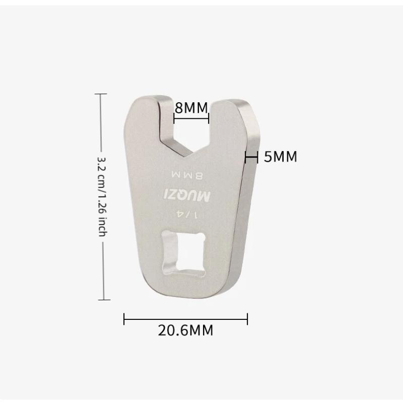 1/2/5 Pezzi M8 Chiave per Cavo Freno a Disco per Bici Strumento di Installazione Bullone Tubo Freno Idraulico Chiave a Vite per Tubo Olio 8mm per Coppia