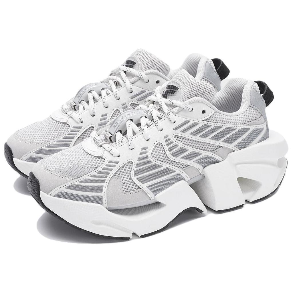 New FILA Space Low Top Chunky Sneakers Men's White Gray F12M523109FSA