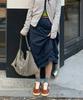 Belloel Lovely Frill Long Skirt Navy