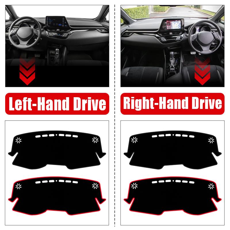 Car Accessories For Toyota C-HR CHR C HR 2016 2017 2018 Car Dashboard Cover Avoid Light Pad Carpets Mat
