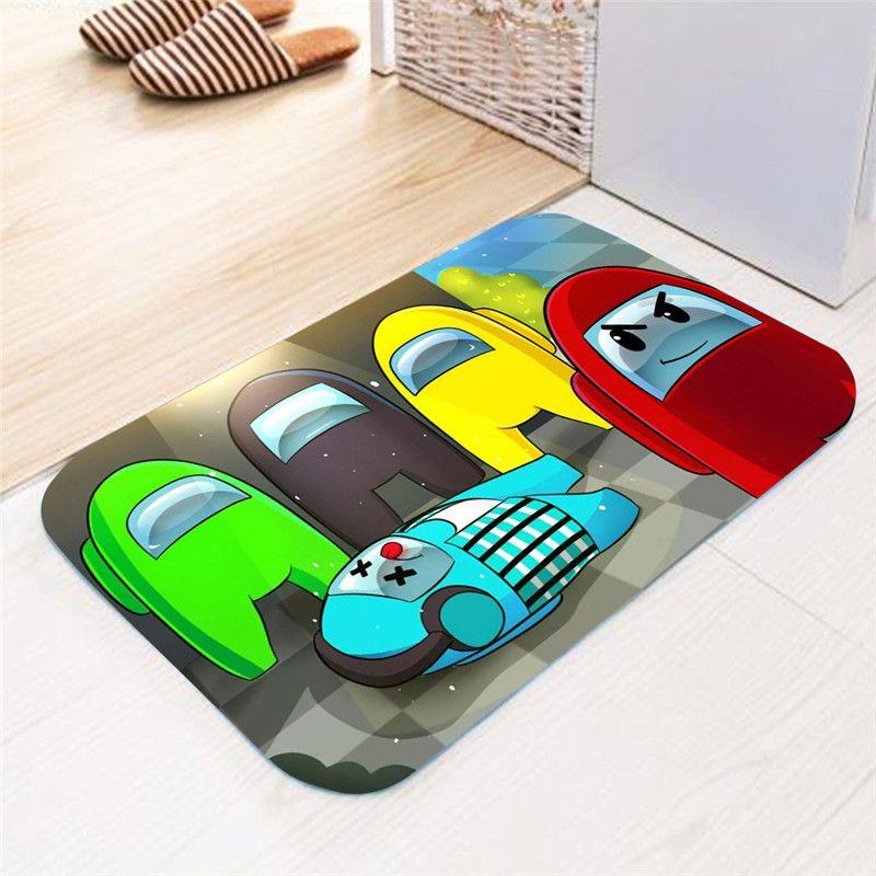 Matte Spiel Flanell Zuhause Bad Badezimmer Rutschfest Teppich Teppich Bodendekor