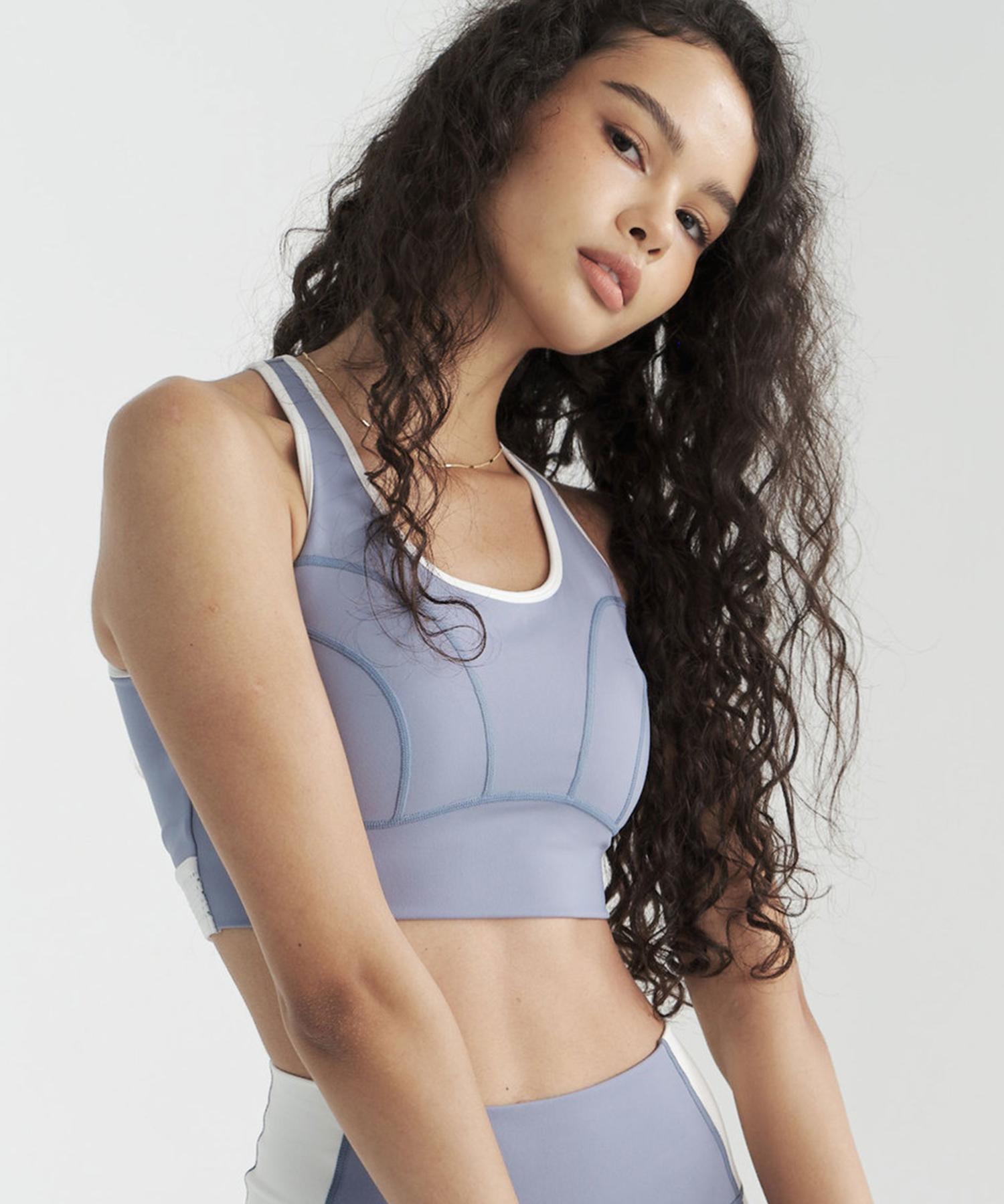 Poete Sono Bra Top - Sky Blue L