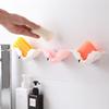 Creative Flamingo Shape Soap Dish Soap Rack For Shower Bathroom Free Punching Soap Tray Wall Mounted Soap Box Storage Holder