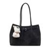 Retro Autumn and Winter New Fashion Simple Large Capacity Shoulder Portable Tote Bag Women's Commuter Armpit Bag